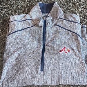 Women’s quarter-zip Atlanta Braves pull over